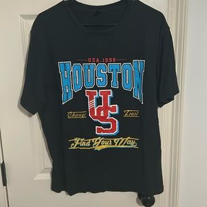 Houston Black Tee